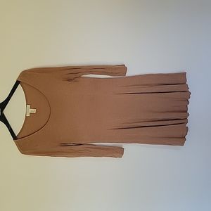 Tan Forever 21 Skater Dress
